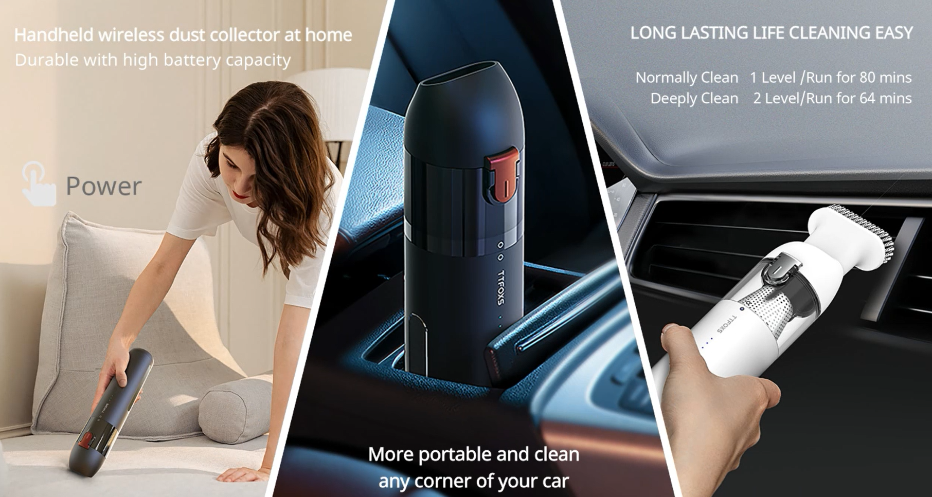 吸塵如絲般順滑，設計盡顯匠心！