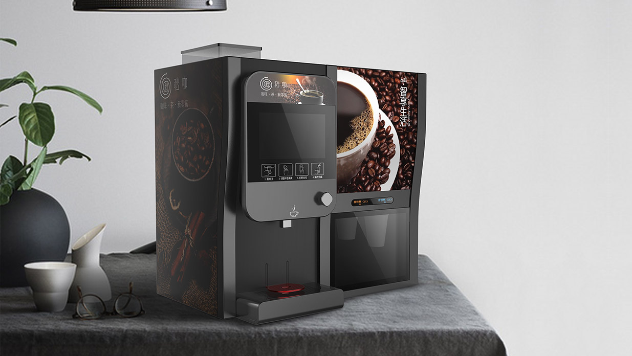 一鍵喚醒咖啡香，智能咖啡機設計讓生活更美好！